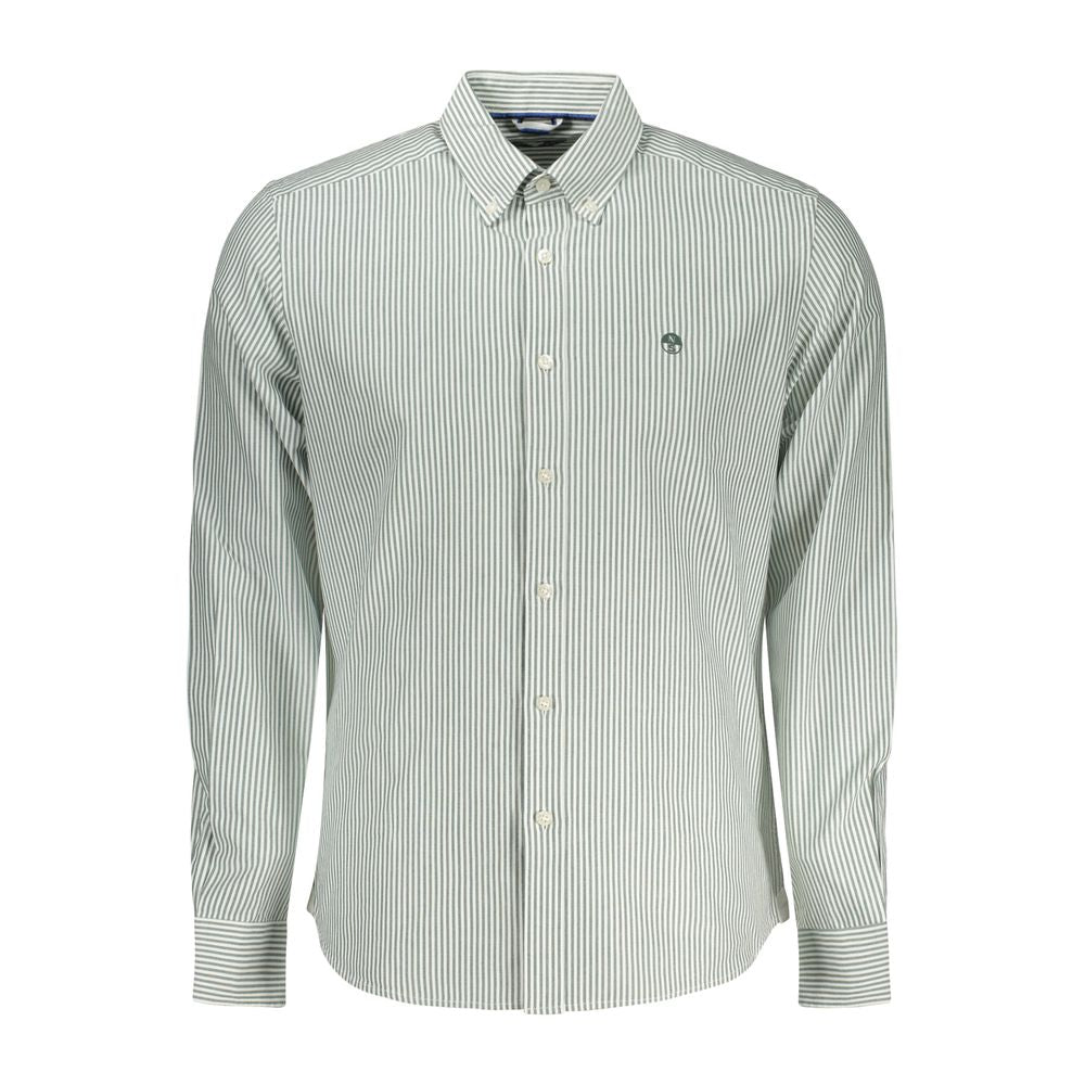 North Sails Green Cotton Men's Shirt North Sails