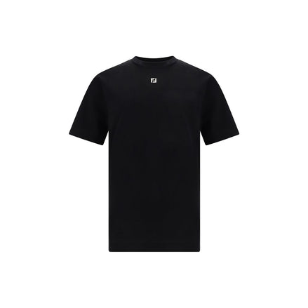 Fendi Black Cotton T-Shirt Fendi