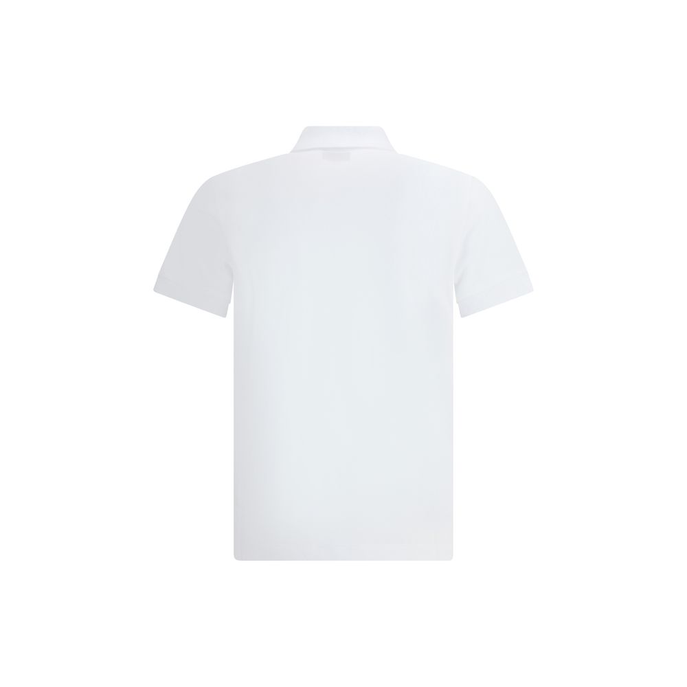 Fendi White Cotton Polo Shirt Fendi