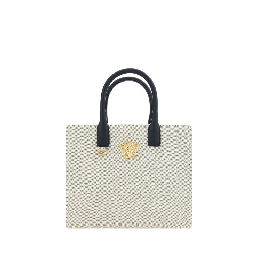 Versace Cream Cotton Shoulder Bag Versace