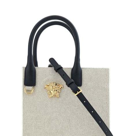 Versace Cream Cotton Shoulder Bag Versace