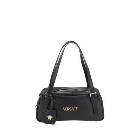 Versace Black Lamb Ovis Aries Aries Shoulder Bag Versace