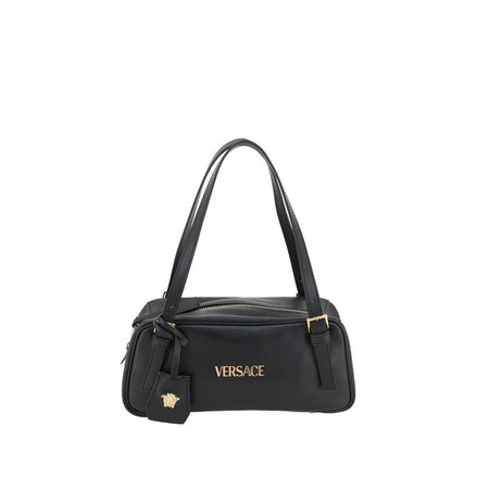 Versace Black Lamb Ovis Aries Aries Shoulder Bag Versace