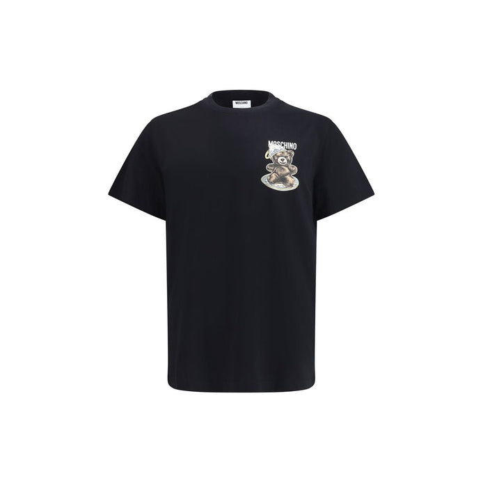 Moschino Black Cotton T-Shirt Moschino
