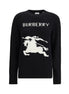 Burberry Black Wool Sweatshirt Burberry