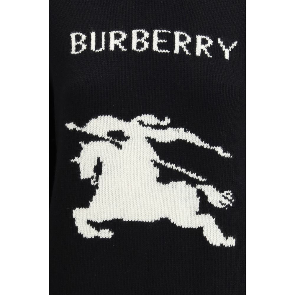 Burberry Black Wool Sweatshirt Burberry