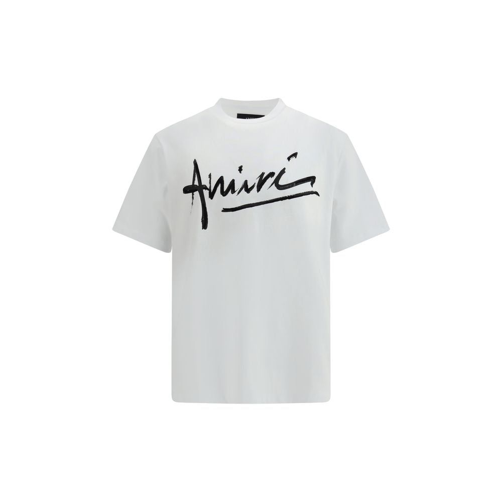 Amiri White Cotton T-Shirt Amiri