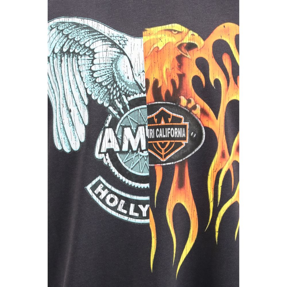 Amiri Black Cotton T-Shirt Amiri