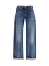 Khaite Blue Cotton Jeans Denim Khaite