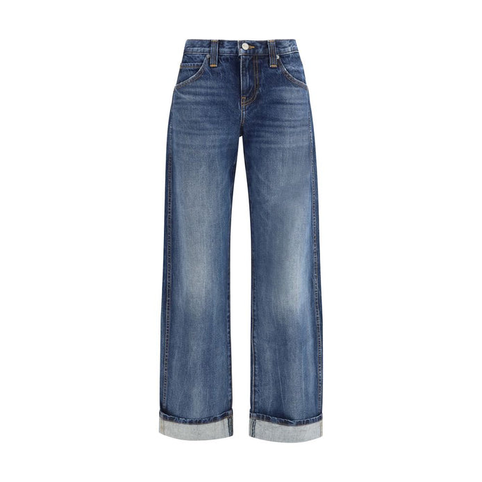 Khaite Blue Cotton Jeans Denim Khaite