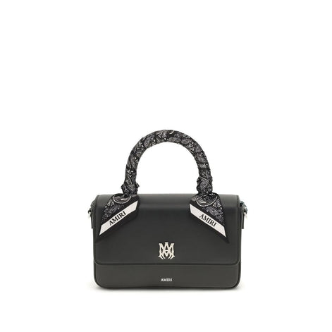 Amiri Black Calf Leather Bos Taurus Shoulder Bag Amiri