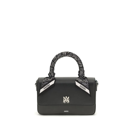 Amiri Black Calf Leather Bos Taurus Shoulder Bag Amiri