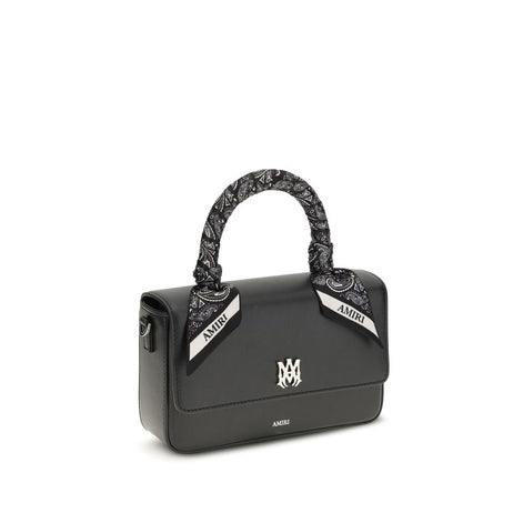 Amiri Black Calf Leather Bos Taurus Shoulder Bag Amiri