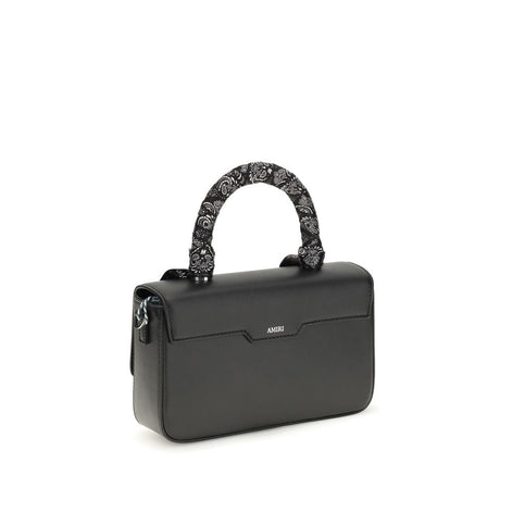 Amiri Black Calf Leather Bos Taurus Shoulder Bag Amiri
