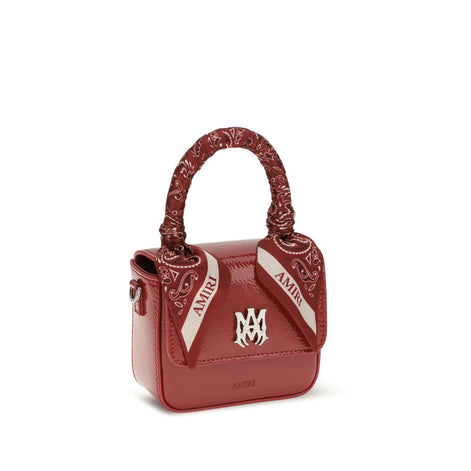 Amiri Red Calf Leather Bos Taurus Handbag Amiri