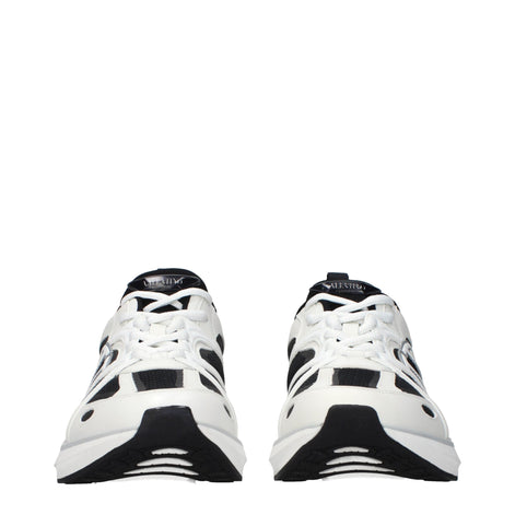 Valentino Garavani White Fabric Athletic Sneakers Valentino Garavani