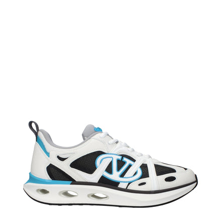 Valentino Garavani White Fabric Athletic Sneakers Valentino Garavani
