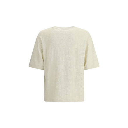 Off-White Cream Cotton T-Shirt Off-White
