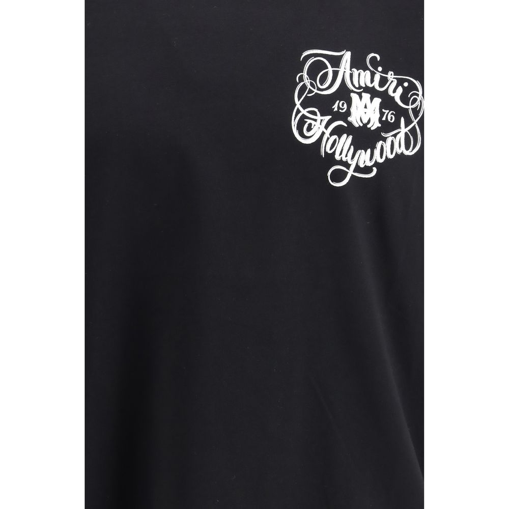 Amiri Black Cotton T-Shirt Amiri