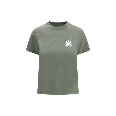 Amiri Green Cotton T-Shirt Amiri