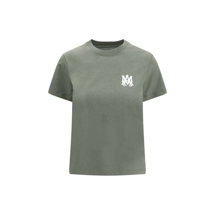 Amiri Green Cotton T-Shirt Amiri