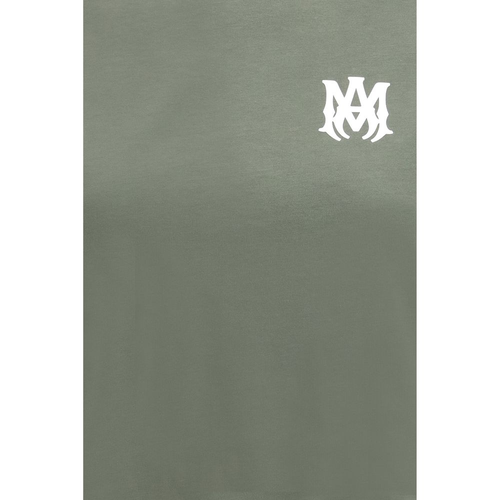 Amiri Green Cotton T-Shirt Amiri
