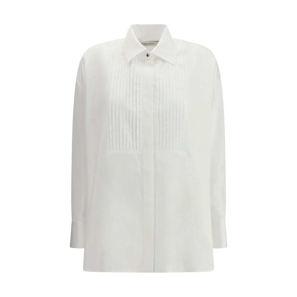 Golden Goose White Cotton Shirt Golden Goose