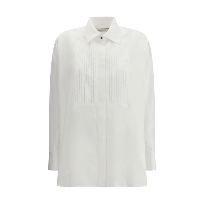 Golden Goose White Cotton Shirt Golden Goose