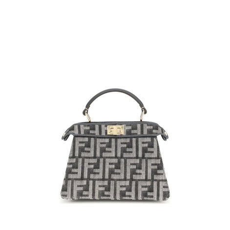Fendi Blue Fabric Shoulder Bag Fendi