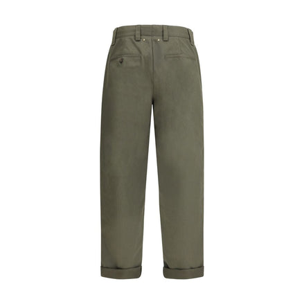 Golden Goose Green Cotton Chino Pants Golden Goose