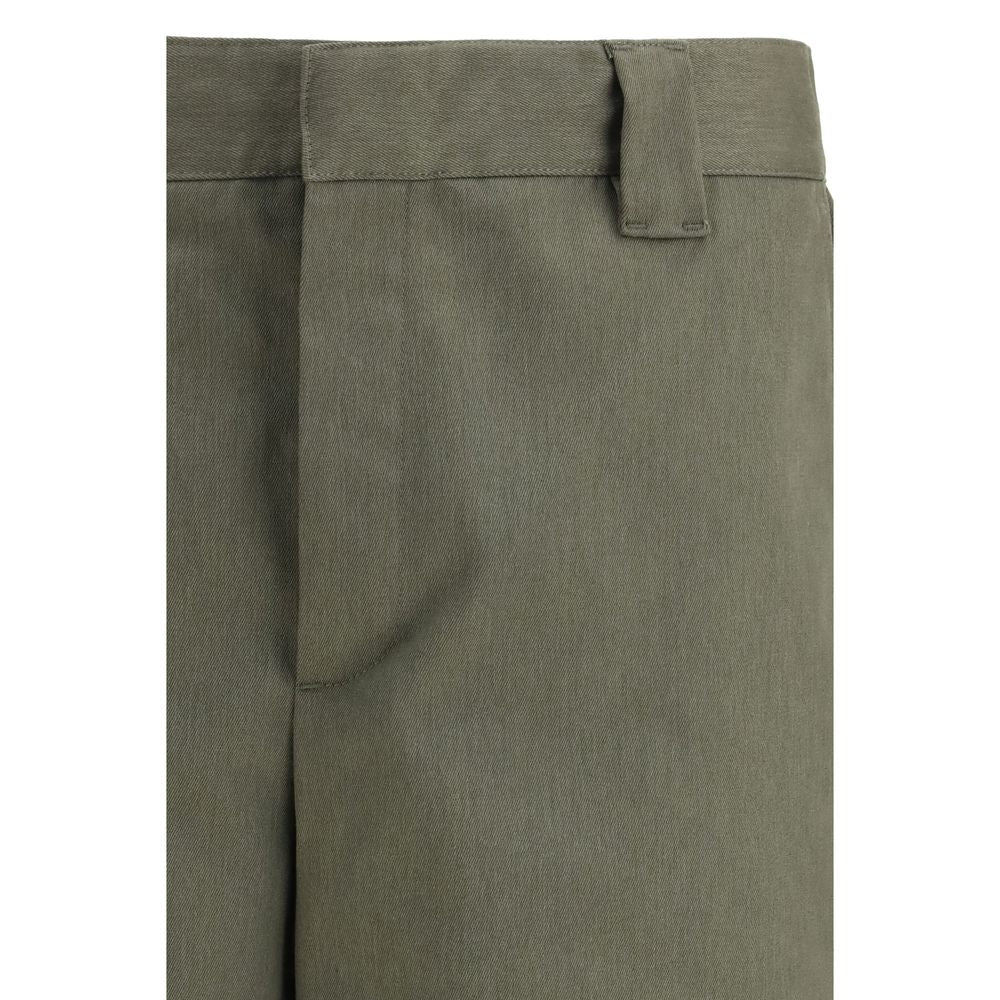 Golden Goose Green Cotton Chino Pants Golden Goose