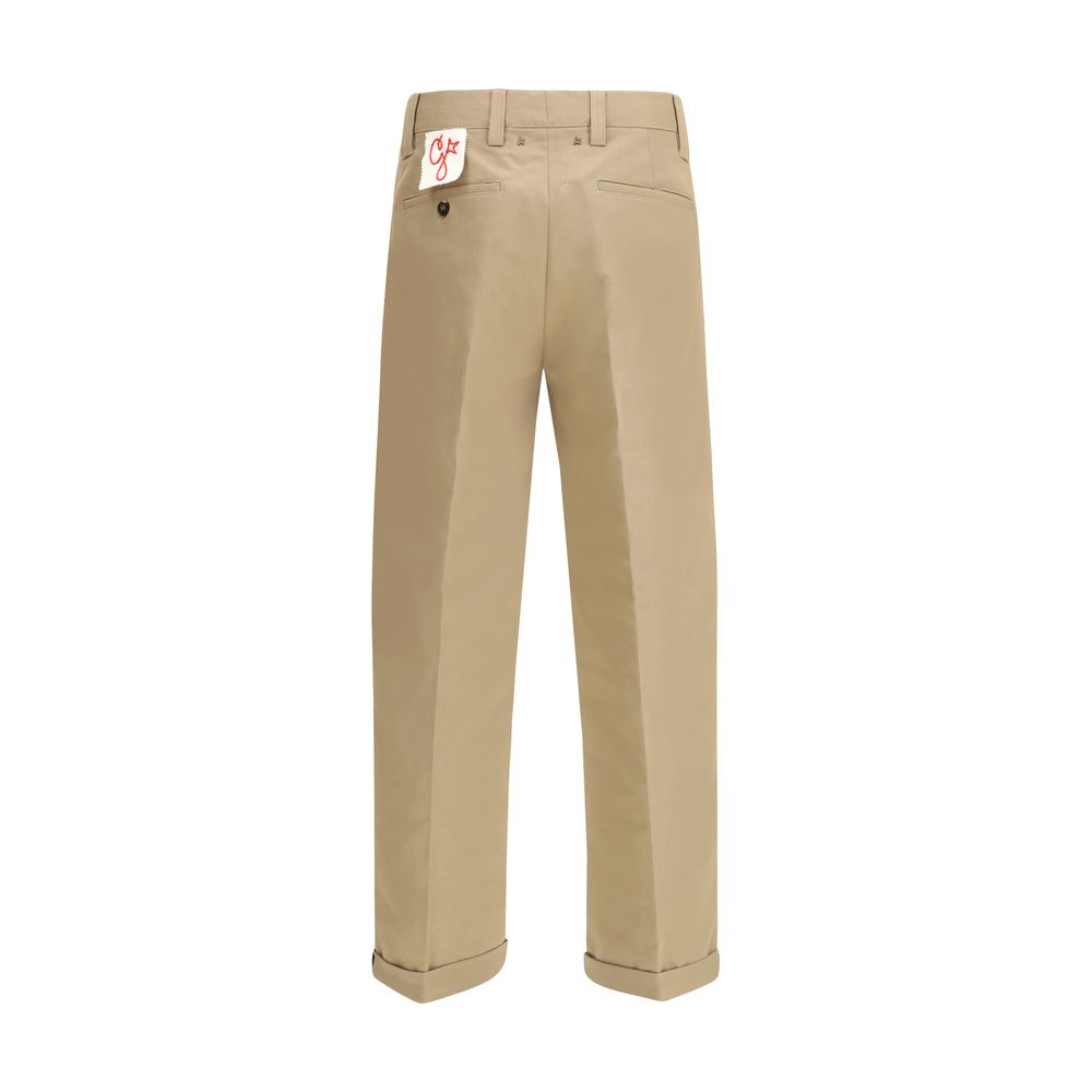 Golden Goose Bicolor Cotton Chino Pants Golden Goose