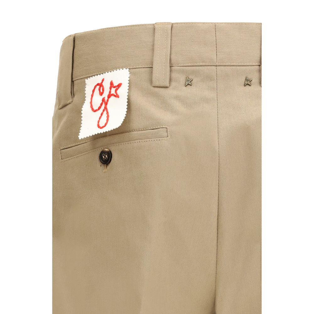 Golden Goose Bicolor Cotton Chino Pants Golden Goose