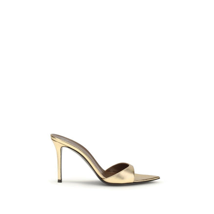 Giuseppe Zanotti Gold Leather Stiletto Heel Sandals Giuseppe Zanotti
