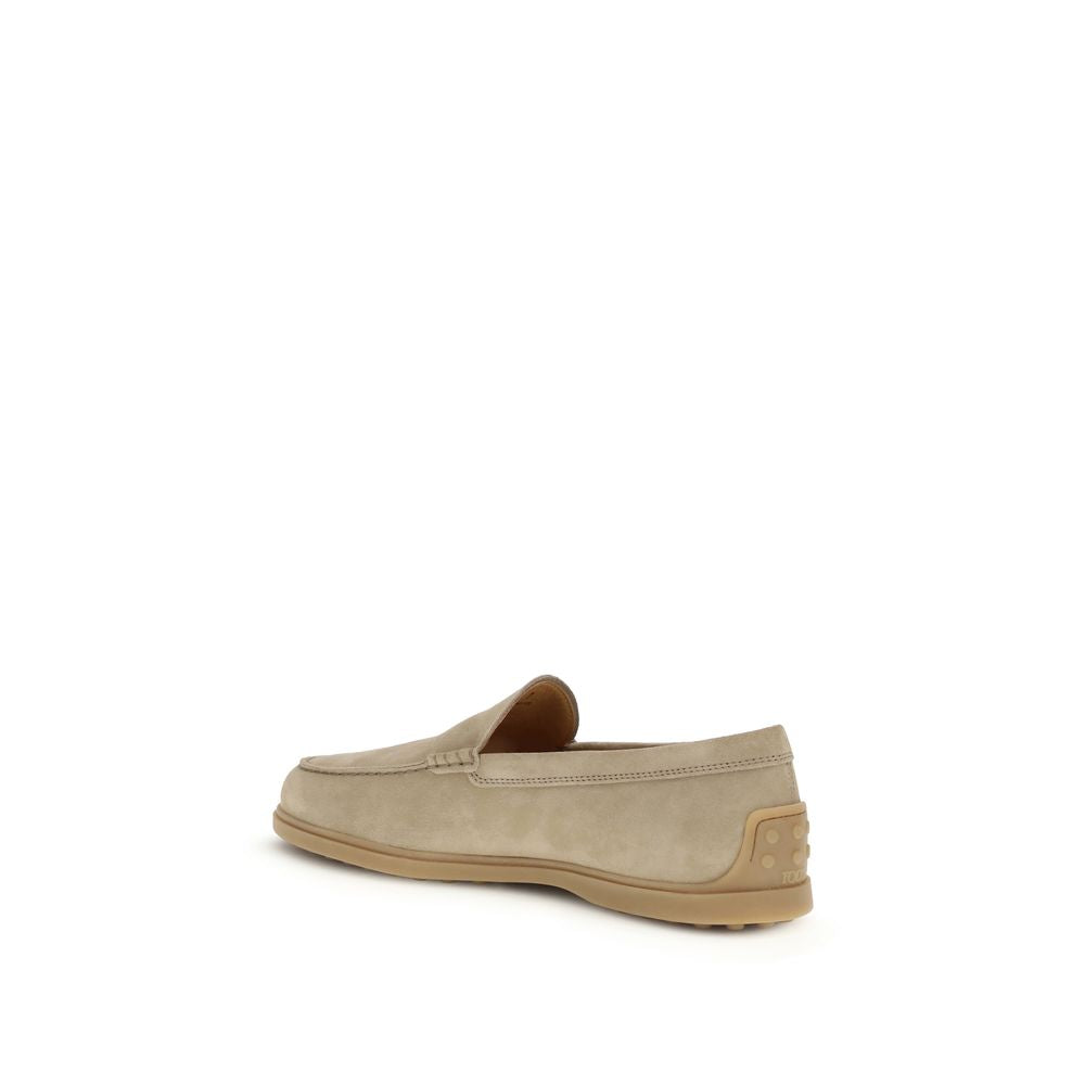 Tod's Gray Rubber Slip-On Loafers Tod's