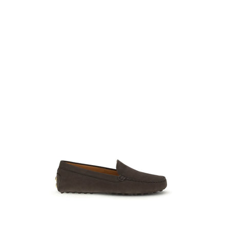 Tod's Brown Calf Leather Bos Taurus Slip-On Loafers Tod's
