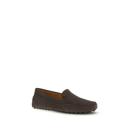 Tod's Brown Calf Leather Bos Taurus Slip-On Loafers Tod's