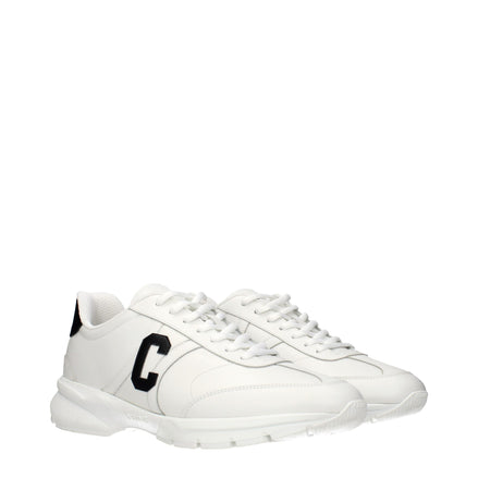 Celine White Leather Athletic Sneakers Celine