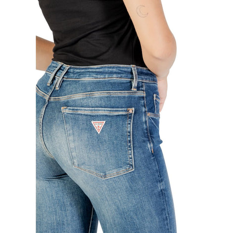 Guess Blue Cotton Skinny Jeans Guess