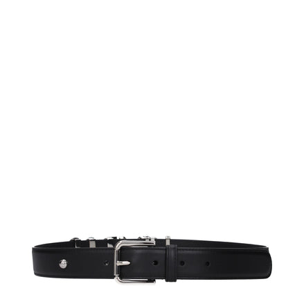 Dolce & Gabbana Black Leather Regular Belt Dolce & Gabbana