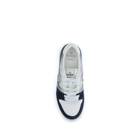 Fendi Multicolor Calf Leather Bos Taurus Low Top Sneakers Fendi