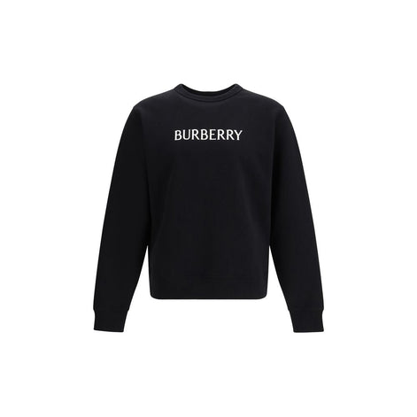 Burberry Black Cotton Sweatshirt Burberry