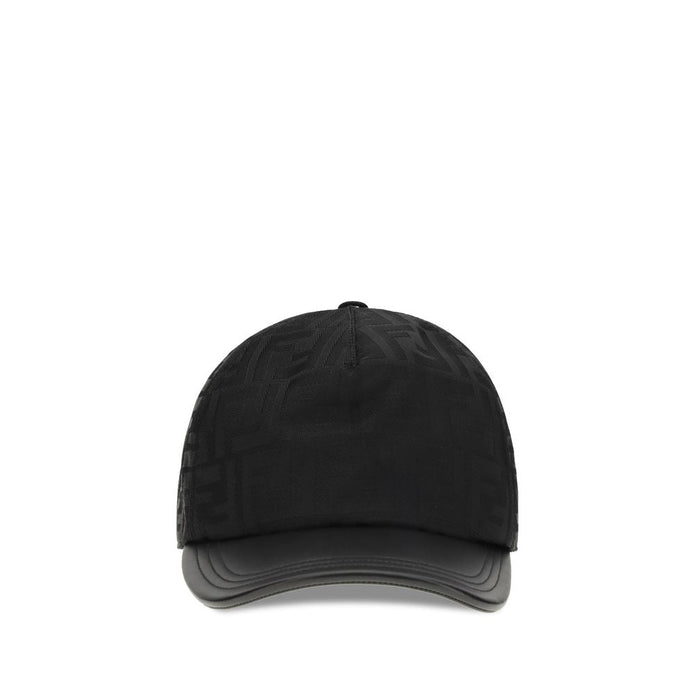 Fendi Black Polyamide Cap (Baseball Hat) Fendi