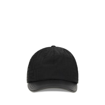 Fendi Black Polyamide Cap (Baseball Hat) Fendi