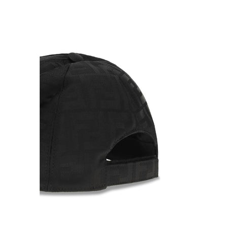 Fendi Black Polyamide Cap (Baseball Hat) Fendi