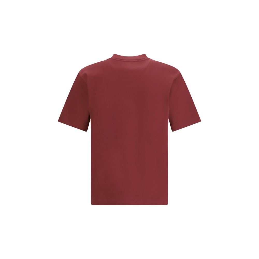 Fendi Bordeaux Cotton T-Shirt Fendi