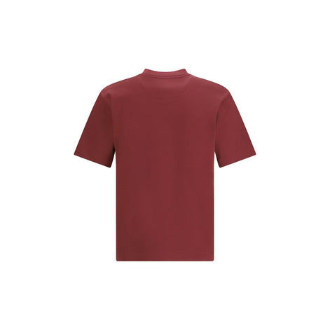 Fendi Bordeaux Cotton T-Shirt Fendi