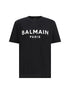 Balmain Black Cotton T-Shirt Balmain