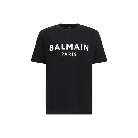Balmain Black Cotton T-Shirt Balmain