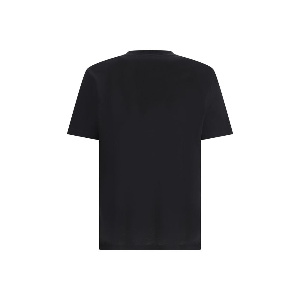 Balmain Black Cotton T-Shirt Balmain